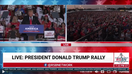 Screenshot_2021-09-27 FULL SPEECH President Donald Trump Rally in Perry, GA 9 25 21