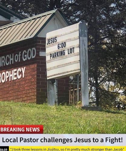 Pastor challenges Jesus