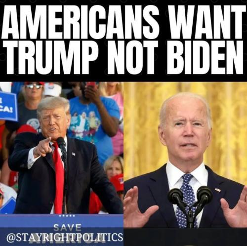Trump not Biden