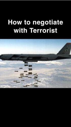 how to negotiate with terrorist