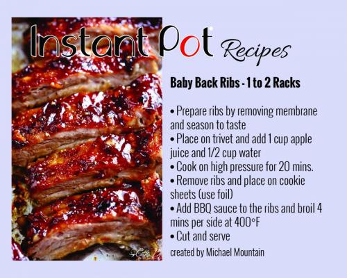Instant Pot Baby Back Ribs