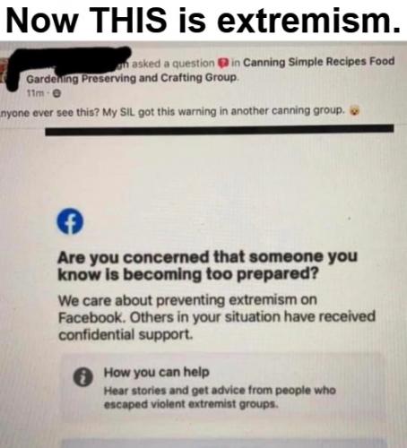 Now this is extremism