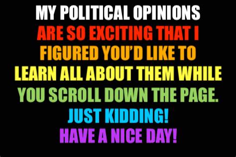 Hot Political Opinions