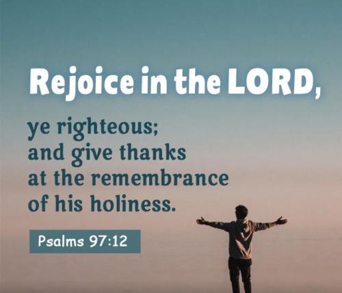 Psalm 97:12