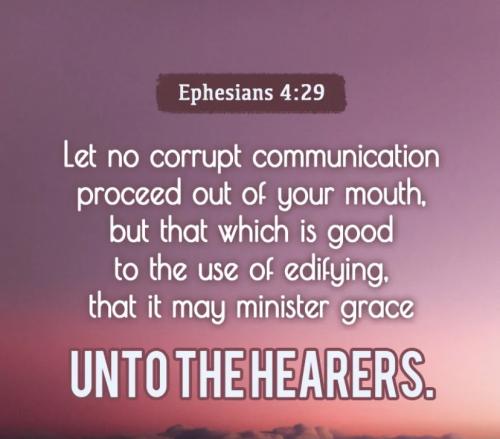 Ephesians 4:29