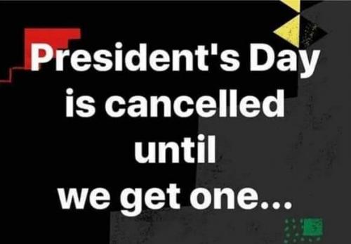 presidents day cancelled