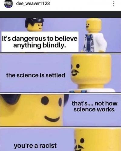 That's not how science works
