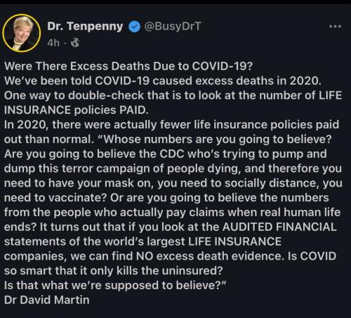 Coronavirus 53 - Excessive deaths