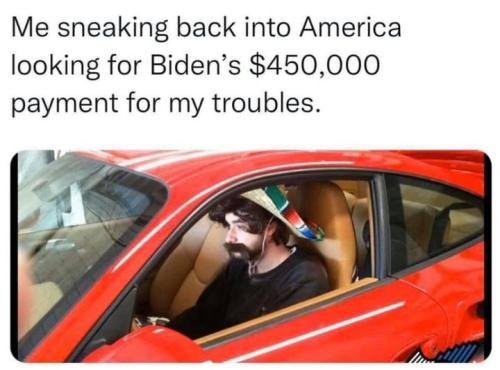 sneaking back to America