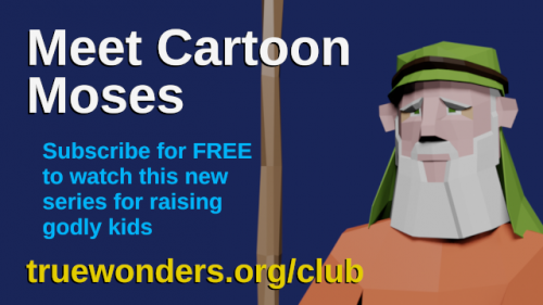 Meet Cartoon Moses subscribe for free