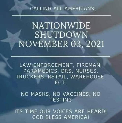 NATIONWIDE SHUTDOWN