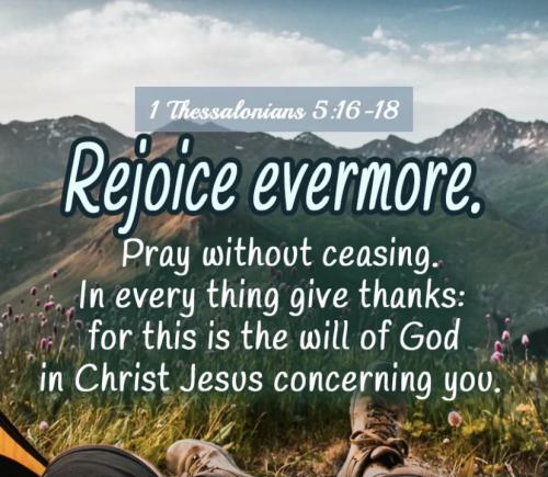 1 Thessalonians 5:15-16