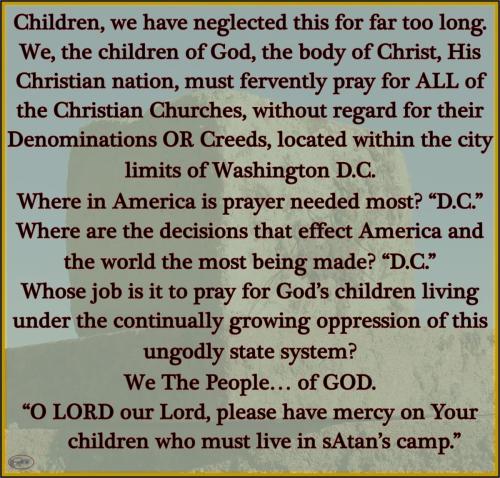 Pray for those Living in sAtan's camp