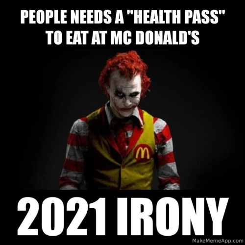 health pass at mcdonalds
