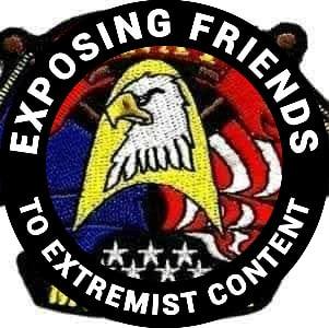 Exposing friends to extremist content