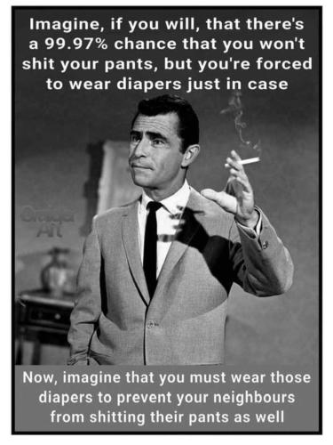 Wear a diaper in case you shit your pants