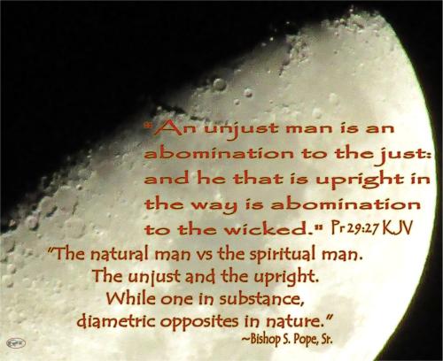 The unjust and The upright