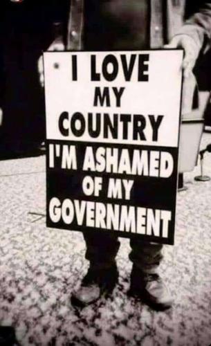 Country - Love my country... Ashamed of my government