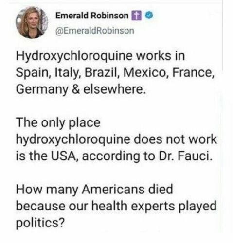 HCQ in the US what about other countries