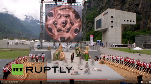 Screenshot_2019-01-22 (34) Full Bizarre, Demonic Gotthard Tunnel Opening Ceremony, Satanic, New World Order, Illuminati Rit[...](1)2