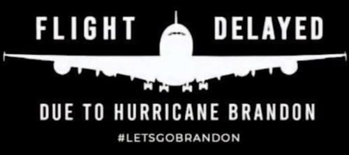 Hurricane Brandon - Flights delayed