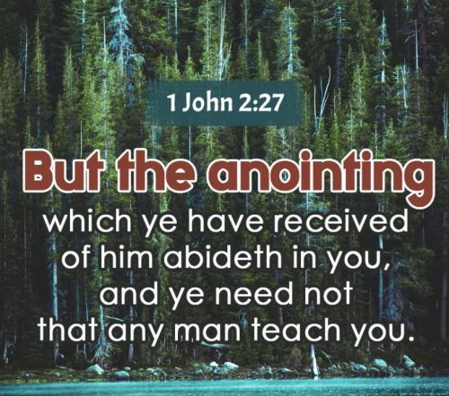 1 John 2:27