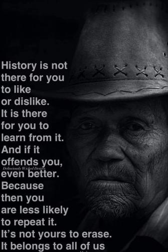 History - It is there to learn from