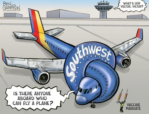 Ben Garrison Southwest Airlines Screws Self