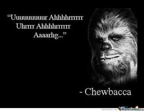 Wookie sayings