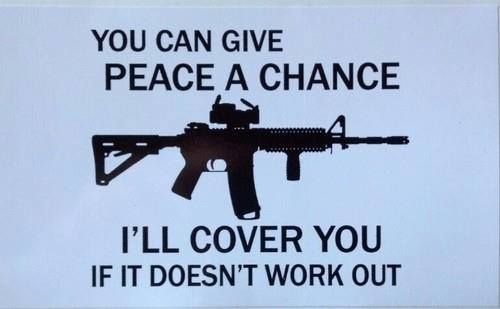 Peace - I'll cover you