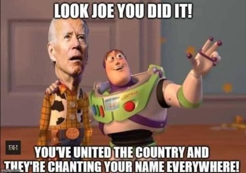 look joe you did it