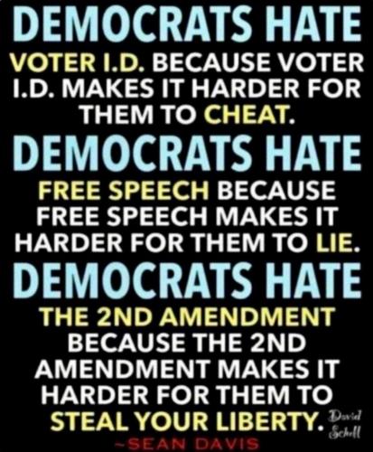 DEMOCRATS HATE