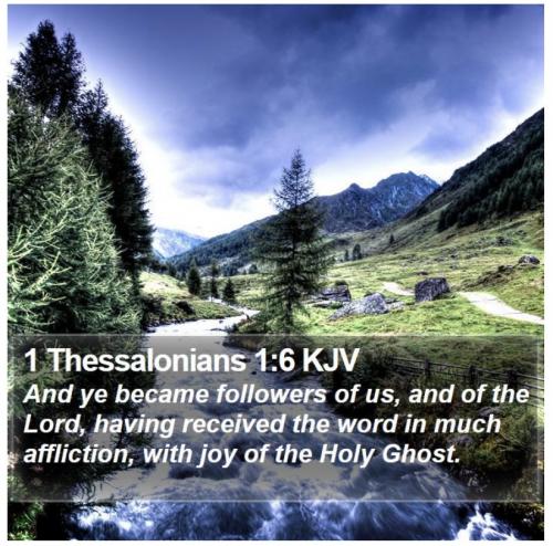 1 Thessalonians 1:6
