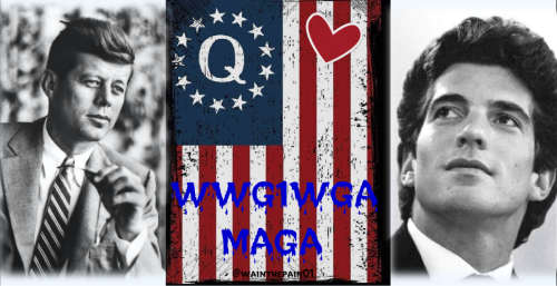 meme john and jfk flag