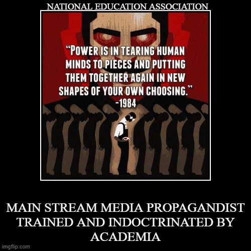 MAINSTREAMEDIAPROPAGANDISTINDOCTRINATEDBYACADEMIA