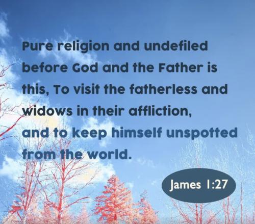 James 1:27