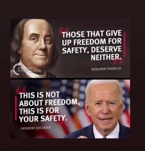 THOSE THAT GIVE UP FREEDOM