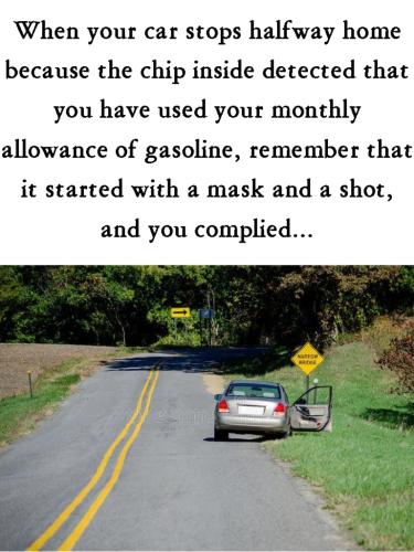 out of gas