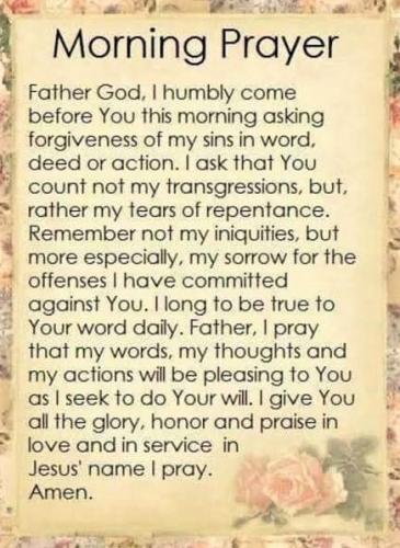 Morning Prayer