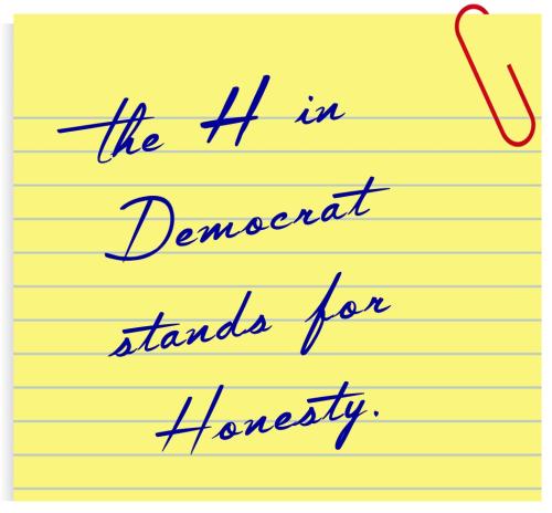 the H in democrat