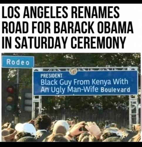 Los Angeles renames road