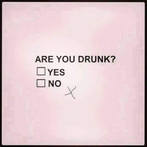 ARE YOU DRUNK