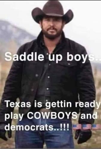 saddle up boys