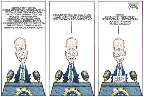 M Biden woke