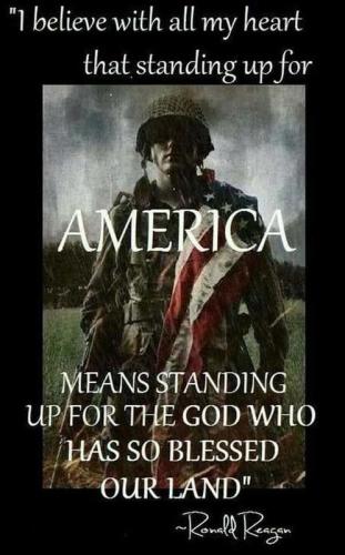 standing up