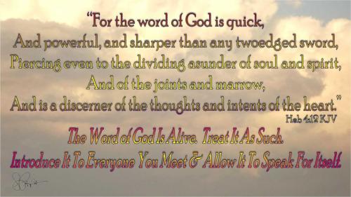 The Word of God Is Quick