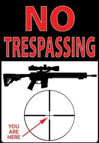 No Trespassing