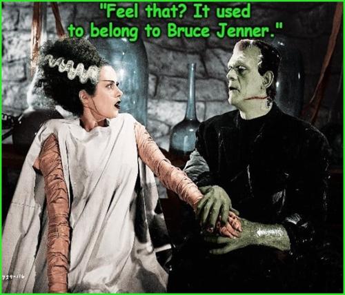 FRANKENSTEIN HAS BRUCE JENNER'S DICK