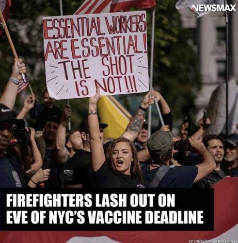firefighters las out