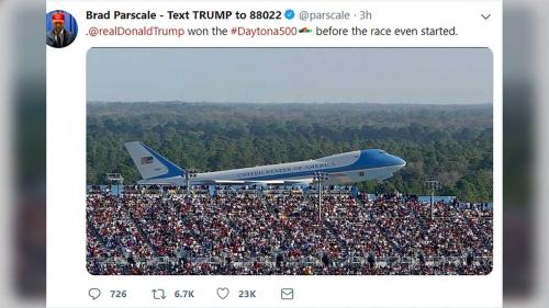 Air Force One and Rally